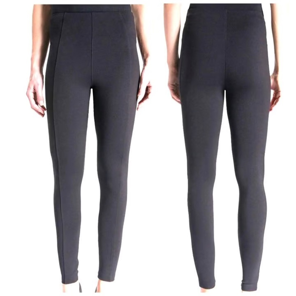 2/$30 Liverpool Stretch Knit Dark Gray Pull On Leggings  Size 2 #1995